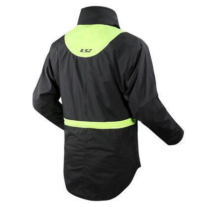 LS2 X-RAIN Regenjacke - Schwarz / Gelb