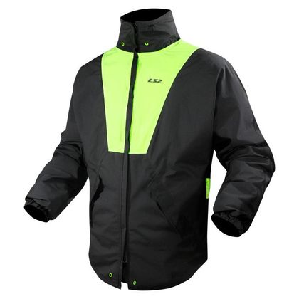 LS2 X-RAIN Regenjacke - Schwarz / Gelb Ref : LS1355 