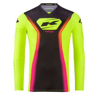 Maillot cross Kenny PERFORMANCE - SOLID 2027 - Noir / Jaune Ref : KE3101 