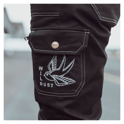 Wildust CARGO OVER LAND Motorbroek - Zwart