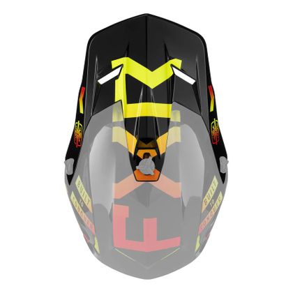 Visière TT FXR CLUTCH GLADIATOR 24 2026 - Rouge / Jaune