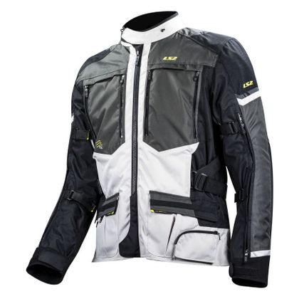Veste Moto LS2 NORWAY - Noir / Jaune Ref : LS1319 