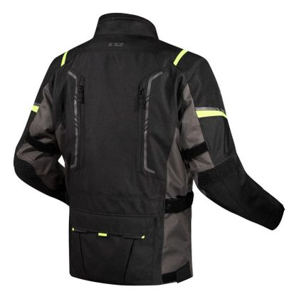Veste Moto LS2 NARVIK - Noir / Jaune