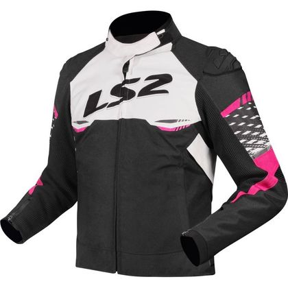 LS2 APEX WOMAN Motor Vest - Black / Pink Ref : LS1332 