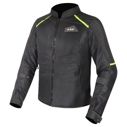 Veste Moto LS2 BREEZE - Noir / Jaune Ref : LS1352 
