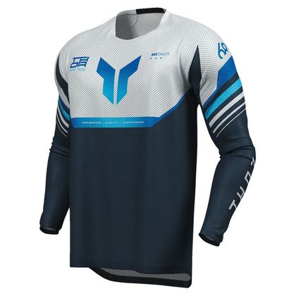Thor LAUNCH VENTED RAPTOR 2025 Cross jersey - Blue / Grey Ref : TO3223 