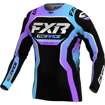 FXR REVO MX 25 CHILD 2026 Cross jersey - Black / Blue Ref : FXR0861 