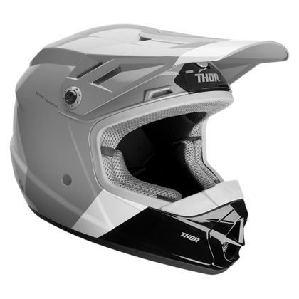 Casco de motocross Thor YOUTH SECTOR BOMBER - CHARCOAL WHITE - MIPS Ref : TO2320 
