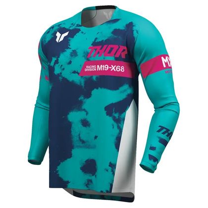 Thor LAUNCH BLEACH 2025 Cross jersey - White / Blue Ref : TO3218 