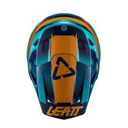 Casco de motocross Leatt GPX 7.5 V21.1 - BLUE 2023 - Azul / Amarillo