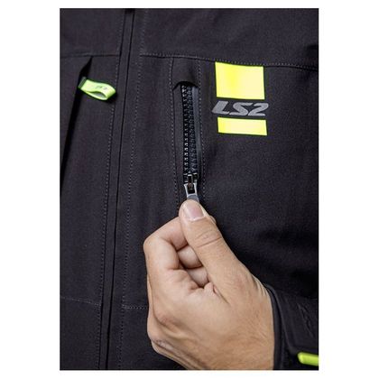 Veste Moto LS2 TITANIUM - Noir / Jaune