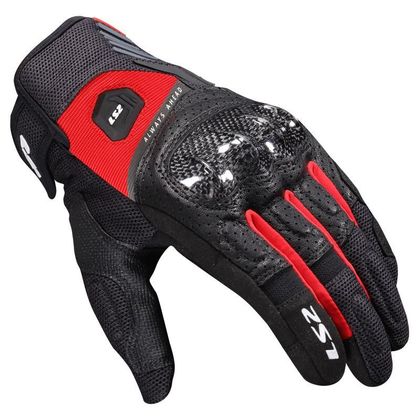 LS2 ATOM Handschoenen - Zwart / Rood Ref: LS1390 