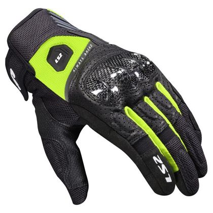 Gants LS2 ATOM - Noir / Jaune Ref : LS1390 