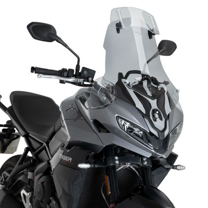 Bulle Puig TOURING AVEC VISIERE - Gris Ref : PUI0968 TRIUMPH 800 TIGER SPORT 800 - 2025