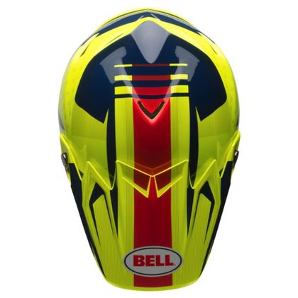 Casco de motocross Bell MOTO-9 FLEX VICE AZUL/AMARILLO/ROJO 2018