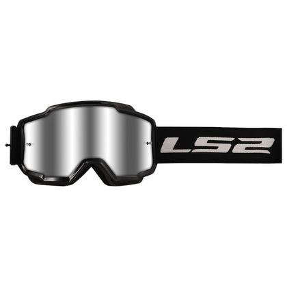 Gafas de motocross LS2 CHARGER SILVER VISOR 2024 - Negro