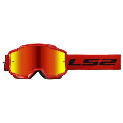Gafas de motocross LS2 CHARGER IRIDIUM VISOR 2024 - Rojo