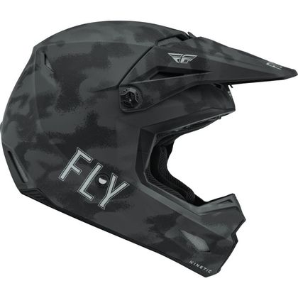 Casque cross Fly KINETIC STRAIGHT EDGE TACTIC - GRIS CAMO ENFANT