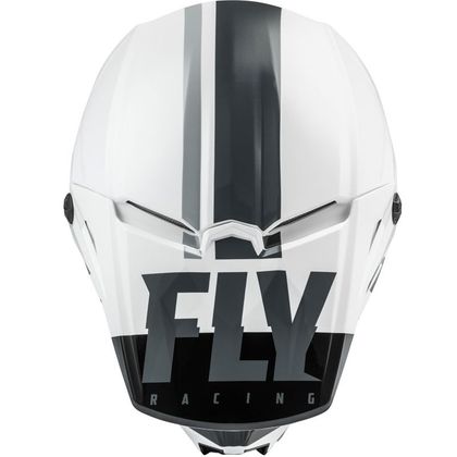 Casque cross Fly KINETIC THRIVE - WHITE BLACK GREY 2021