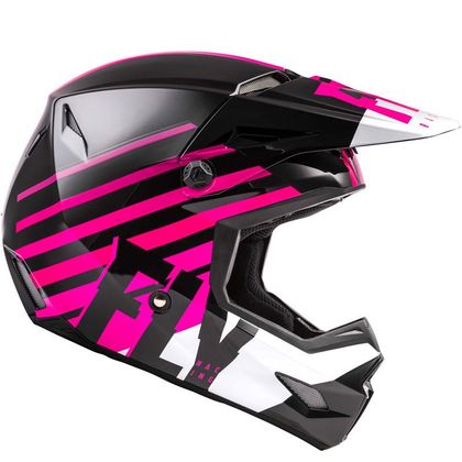 Casque cross Fly KINETIC THRIVE - PINK BLACK WHITE 2021