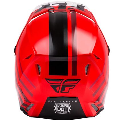 Casque cross Fly KINETIC THRIVE RED WHITE BLACK ENFANT