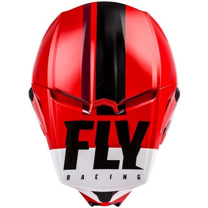 Casco de motocross Fly KINETIC THRIVE RED WHITE BLACK NIÑO