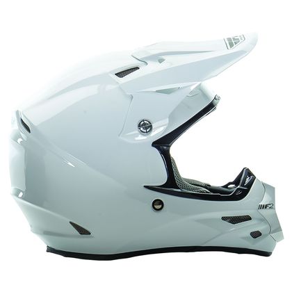 Casque cross Fly F2 CARBON SOLIDS - BLANC-  2018