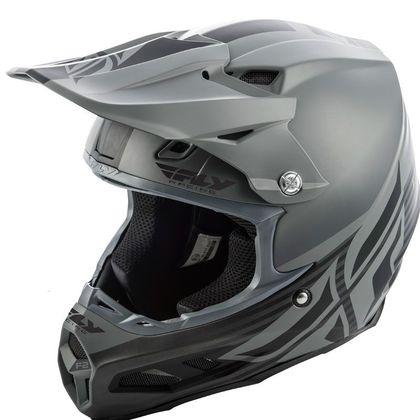 Casco de motocross Fly F2 CARBON MIPS - SHIELD - MATTE BLACK GREY 2020 Ref : FL0407 