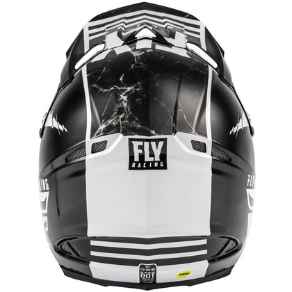 Casco de motocross Fly F2 CARBON MIPS - GRANITE WHITE BLACK GREY 2020