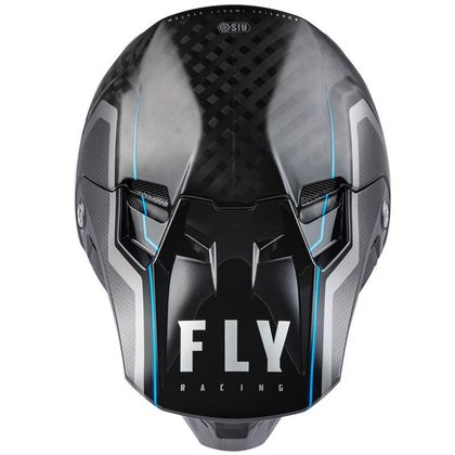 Casco de motocross Fly FORMULA CARBON AXON - BLACK GREY BLUE 2023
