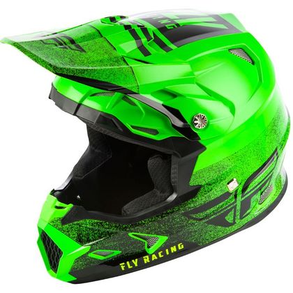 Casco de motocross Fly TOXIN MIPS - EMBARGO - NEON GREEN BLACK 2020 Ref : FL0416 