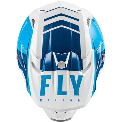 Casco de motocross Fly TOXIN TRANSFER MIPS - MATTE BLUE WHITE 2021