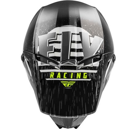 Casco de motocross Fly KINETIC K120 BLACK WHITE HI-VIS 2020