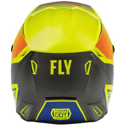 Casco de motocross Fly KINETIC DRIFT - BLEU/JAUNE FLUO/CHARCOAL 2022