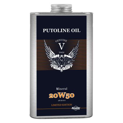 Huile moteur Putoline 1L Mineral V-Twin 20W50 Universel