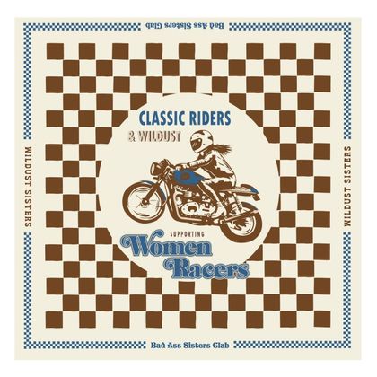 Wildust CLASSIC Bandana - Blue / Brown
