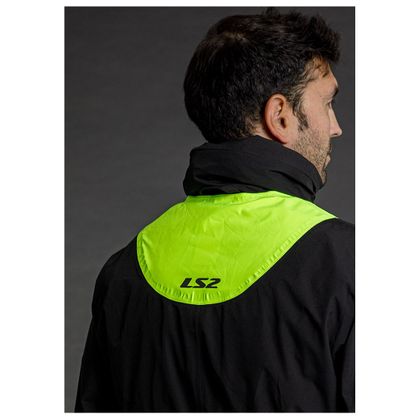 LS2 X-RAIN Regenjacke - Schwarz / Gelb