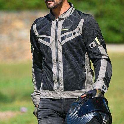 Veste Moto LS2 GARDA AIR - Noir / Jaune