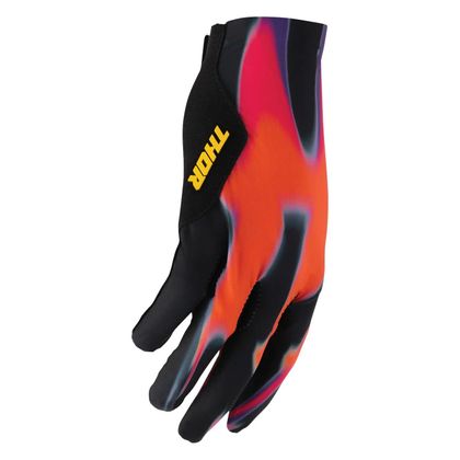 Thor SPORT INFERNO 2025 Cross gloves - Orange / Purple
