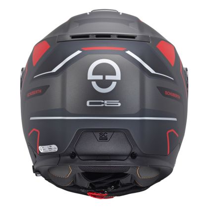 Schuberth C5 OMEGA Helm - Grijs / Zwart