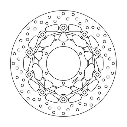 Brembo floating Brake disc Round