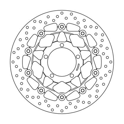 Brembo floating Brake disc Round