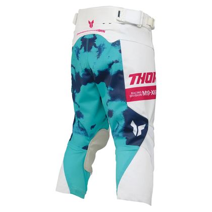 Pantalon cross Thor LAUNCH BLEACH - ENFANT - Blanc / Bleu