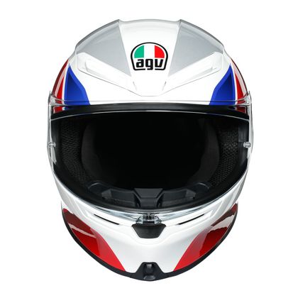 Casque intégral AGV K-6 - HYPHEN WHITE RED BLUE