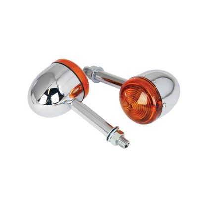 Clignotant Bike It TIGE DE 7CM Universel - Gris