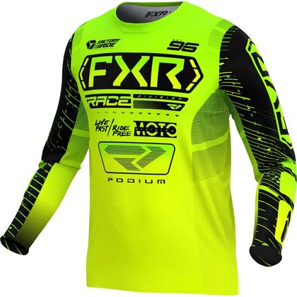 FXR PODIUM ENFANT 2026 Cross shirt - Geel / Zwart Ref: FXR0875 