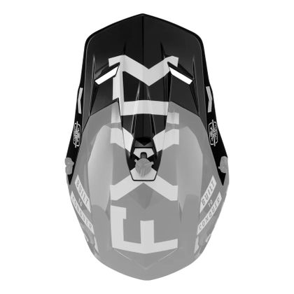 Visière TT FXR CLUTCH GLADIATOR 24 2026 - Noir / Blanc