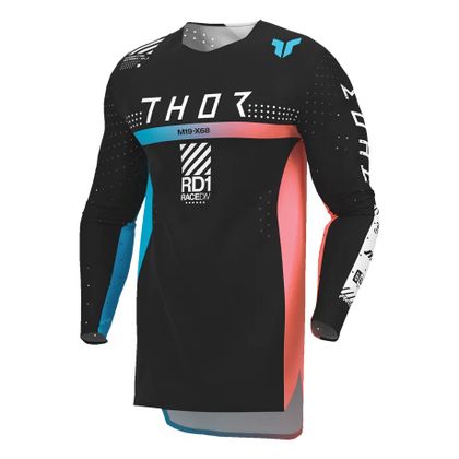 Maillot cross Thor SPORT SYNTH - ENFANT - Noir Ref : TO3203 