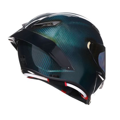 Casque intégral AGV PISTA GP RR - ACQUA - EDITION LIMITEE - Vert / Jaune