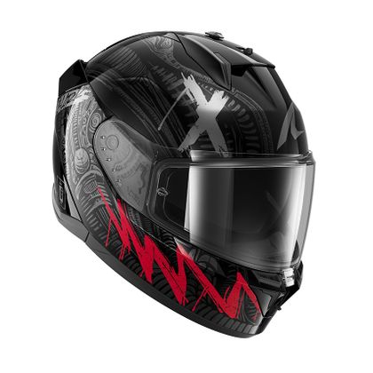 Shark D-SKWAL 3 SHIEVER Integralhelm - Schwarz / Rot